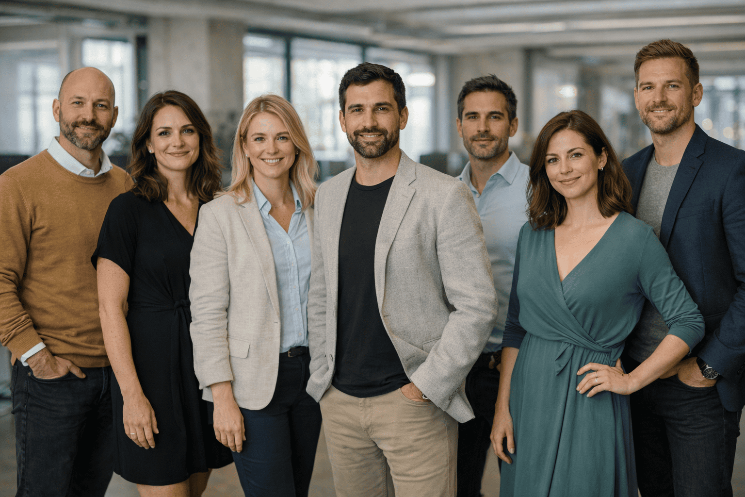 Team working on AI trading platform — Claire Marchèòn